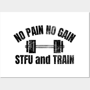 No Pain No Gain Posters and Art